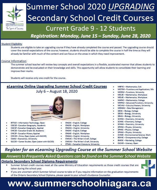 NC Summer school